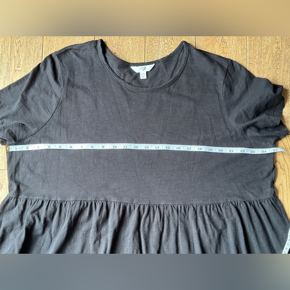 Terra & Sky Women's Plus Size Tiered Dress with Short Sleeves size 1X - Picture 11 of 12